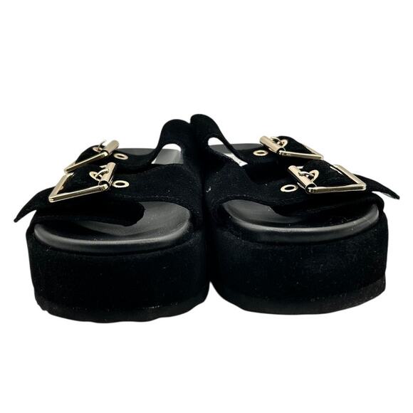 Steve Madden Women's Black Katie Platform Slide Sandals Size 7M - Picture 6 of 12